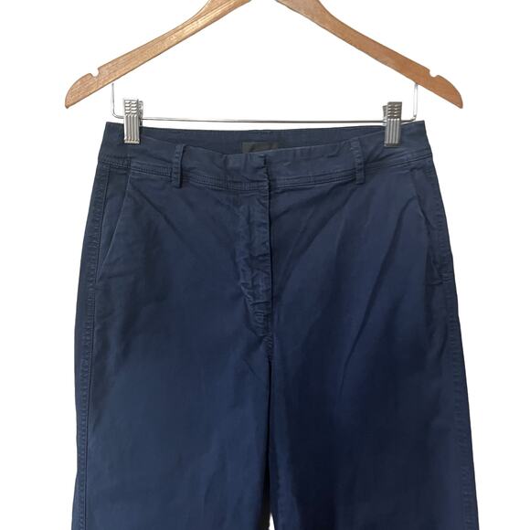 J. Crew Pants Womens Hi Waist Cotton Spring Flare Leg Casual Preppy Chinos 4 - Picture 2 of 9